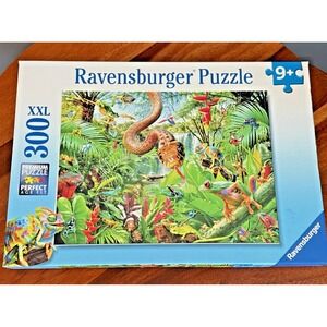 Ravensburger #12 978 2 "REPTILE RESORT" 300XXL Pc Puzzle 19"x 14" Amazon Jungle